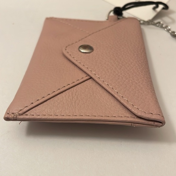 Aimee Kestenberg “ Ashley Pouch” Leather Wallet Clip in Tea Rose *NWT - Picture 6 of 12